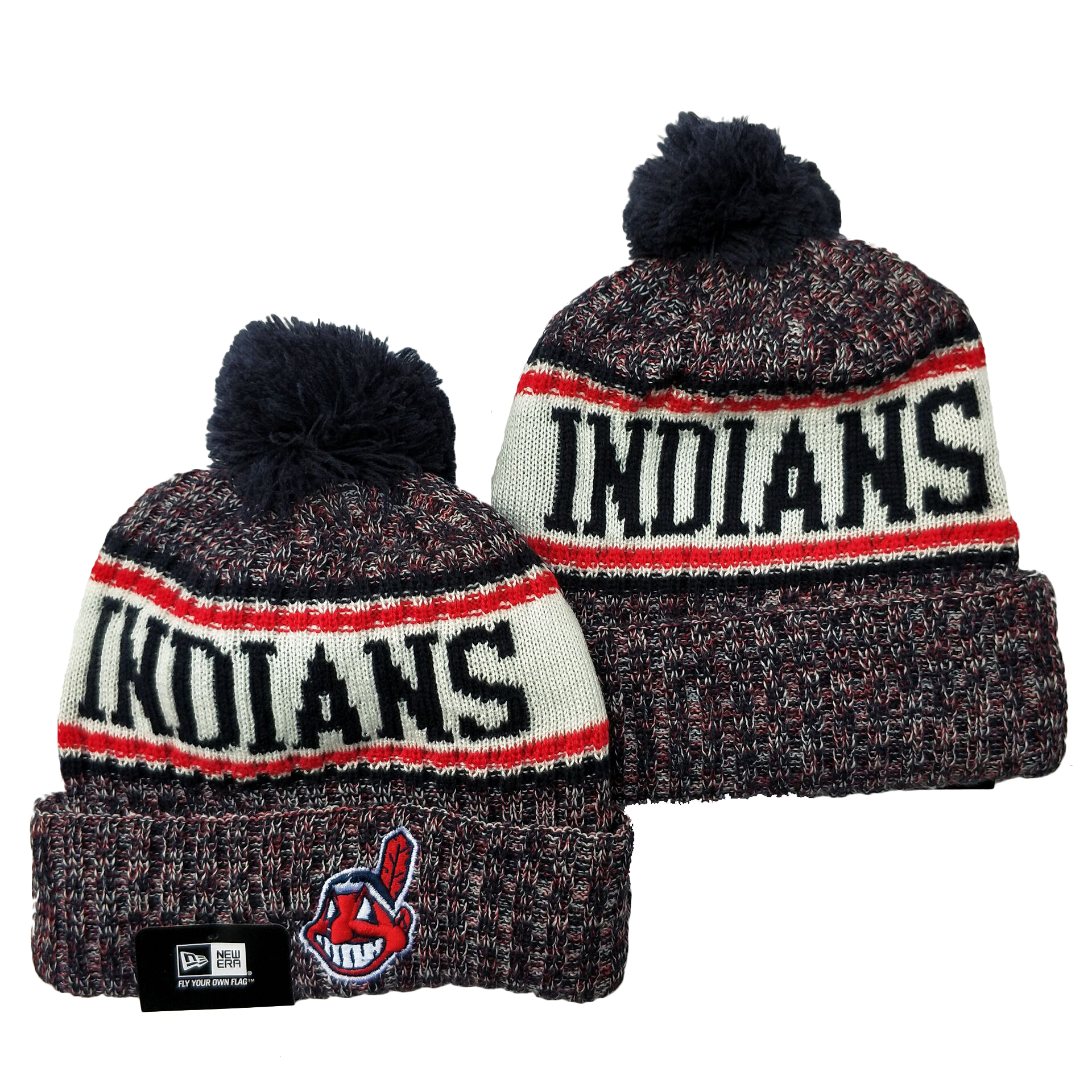 Cleveland Indians Knit Hats 003